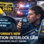 California’s New Ignition Interlock Law: What Drivers Must Know in 2026